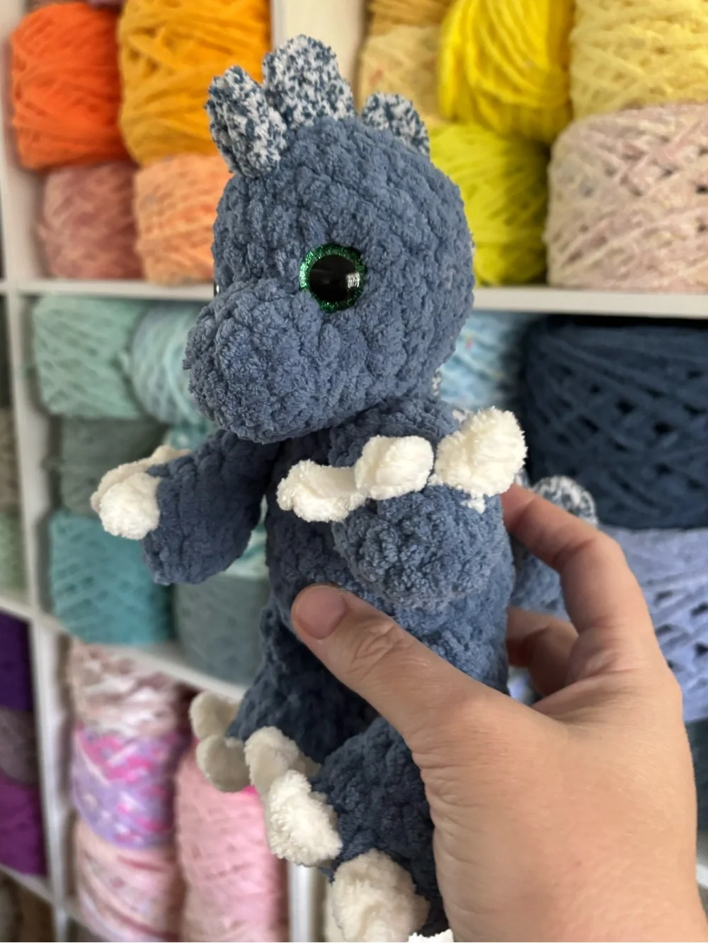Crochet baby Tyrannosaurus Rex plush handmade